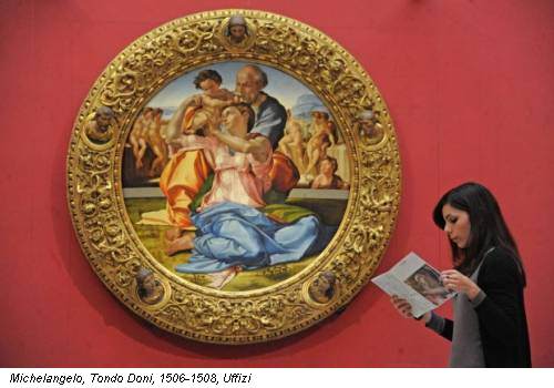 Michelangelo, Tondo Doni, 1506-1508, Uffizi