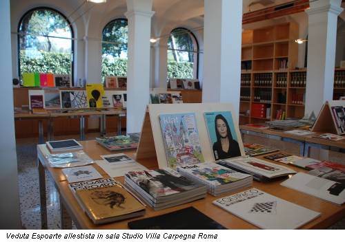 Veduta Espoarte allestista in sala Studio Villa Carpegna Roma