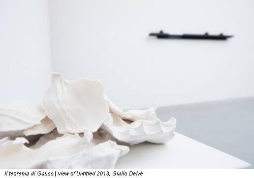 Il teorema di Gauss | view of Untitled 2013, Giulio Delvè