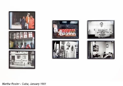 Martha Rosler - Cuba, January 1981