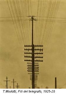 T.Modotti, Fili del telegrafo, 1925-28