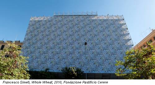 Francesco Simeti, Whole Wheat, 2010, Fondazione Pastificio Cerere