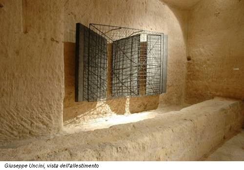 Giuseppe Uncini, vista dell'allestimento