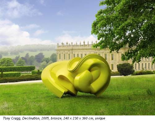 Tony Cragg, Declination, 2005, bronze, 240 x 230 x 360 cm, unique