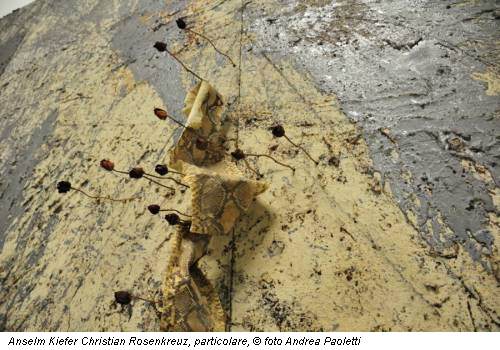 Anselm Kiefer Christian Rosenkreuz, particolare, © foto Andrea Paoletti