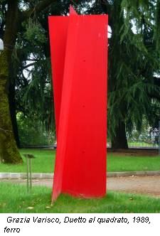 Grazia Varisco, Duetto al quadrato, 1989, ferro