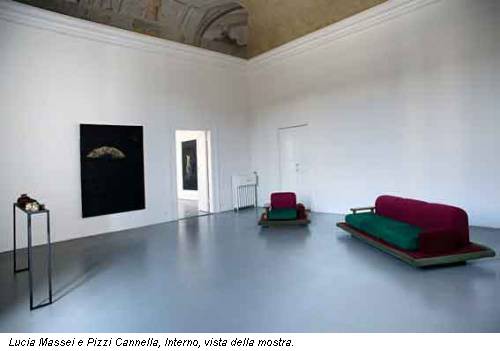 Lucia Massei e Pizzi Cannella, Interno, vista della mostra.