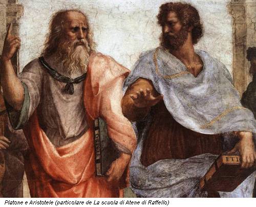 Platone e Aristotele (particolare de La scuola di Atene di Raffello)