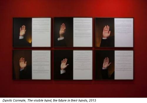 Danilo Correale, The visible hand, the future in their hands, 2013