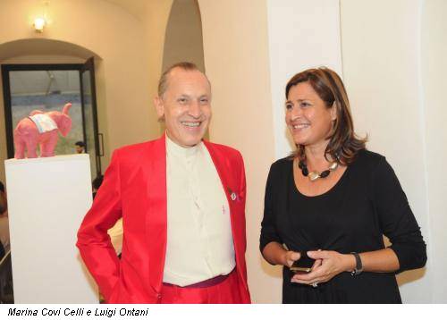 Marina Covi Celli e Luigi Ontani