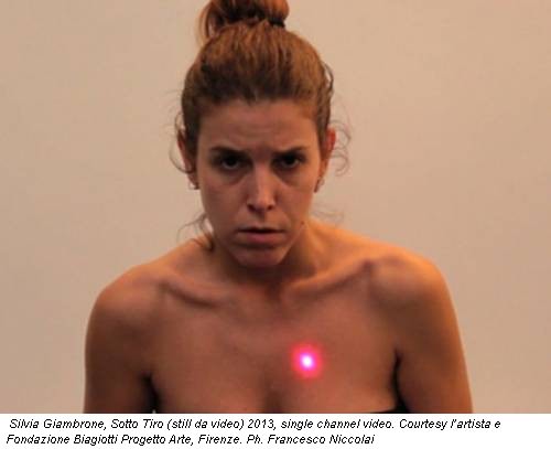 Silvia Giambrone, Sotto Tiro (still da video) 2013, single channel video. Courtesy l’artista e Fondazione Biagiotti Progetto Arte, Firenze. Ph. Francesco Niccolai