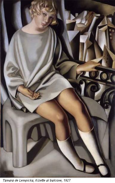 Tamara de Lempicka, Kizette al balcone, 1927