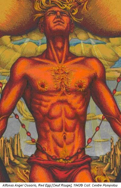 Alfonso Angel Ossorio, Red Egg [Oeuf Rouge], 1942© Coll. Centre Pompidou