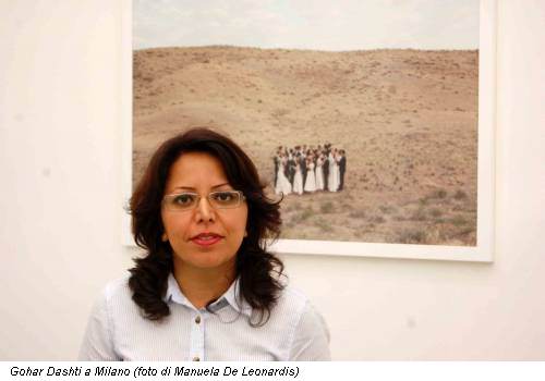 Gohar Dashti a Milano (foto di Manuela De Leonardis)
