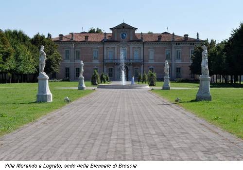 Villa Morando a Lograto, sede della Biennale di Brescia