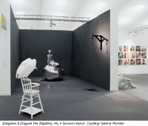 Elmgreen & Dragset The Equation; He; e Second chance. Courtesy Galerie Perrotin