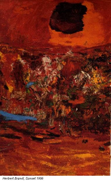 Herbert Brandl, Sunset 1986