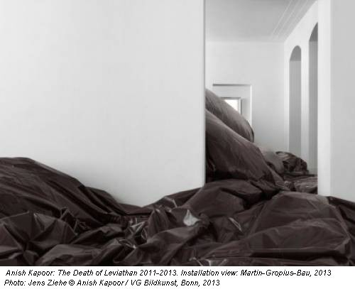 Anish Kapoor, The Death of Leviathan 2011-2013. Installation view: Martin-Gropius-Bau, 2013 Photo: Jens Ziehe © Anish Kapoor / VG Bildkunst, Bonn, 2013