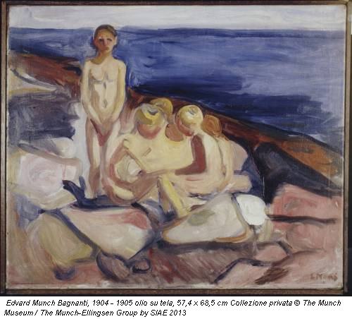 Edvard Munch Bagnanti, 1904 - 1905 olio su tela, 57,4 x 68,5 cm Collezione privata © The Munch Museum / The Munch-Ellingsen Group by SIAE 2013