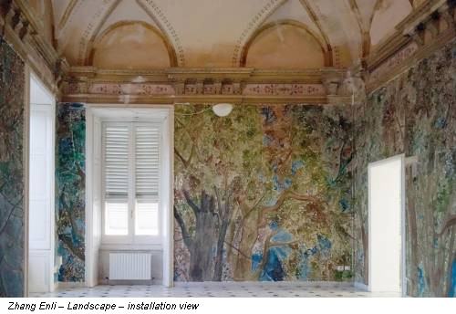 Zhang Enli, Landscape, installation view