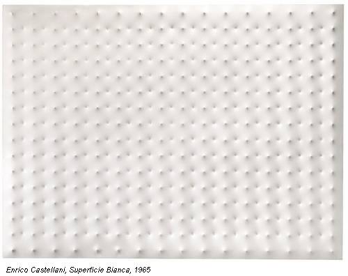 Enrico Castellani, Superficie Bianca, 1965