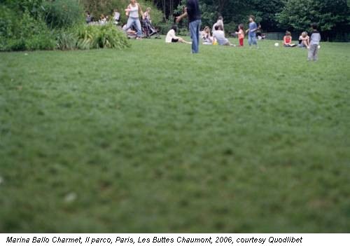 Marina Ballo Charmet, Il parco, Paris, Les Buttes Chaumont, 2006, courtesy Quodlibet