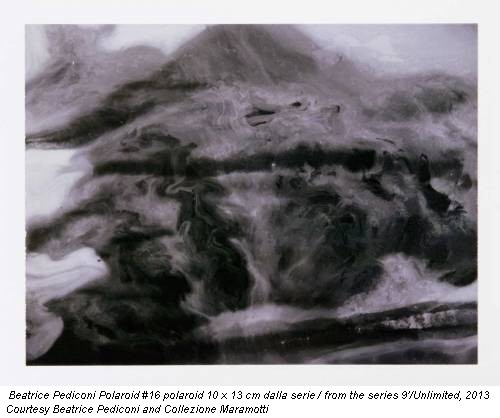 Beatrice Pediconi Polaroid #16 polaroid 10 x 13 cm dalla serie / from the series 9’/Unlimited, 2013 Courtesy Beatrice Pediconi and Collezione Maramotti