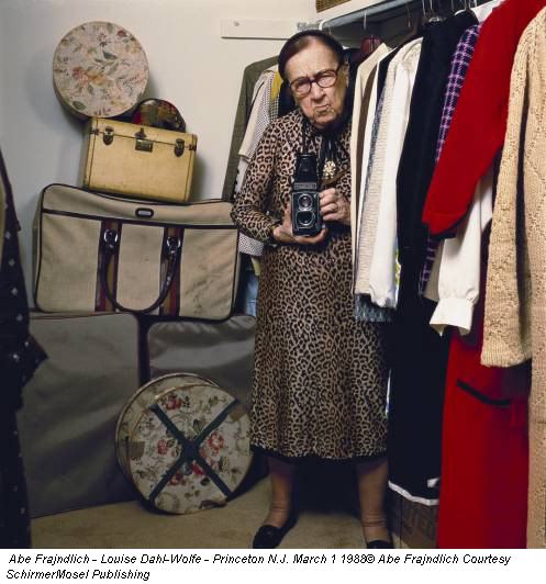 Abe Frajndlich - Louise Dahl-Wolfe - Princeton N.J. March 1 1988© Abe Frajndlich Courtesy SchirmerMosel Publishing