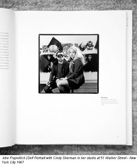 Abe Frajndlich (Self Portrait with Cindy Sherman in her studio at 51 Walker Street - New York City 1967