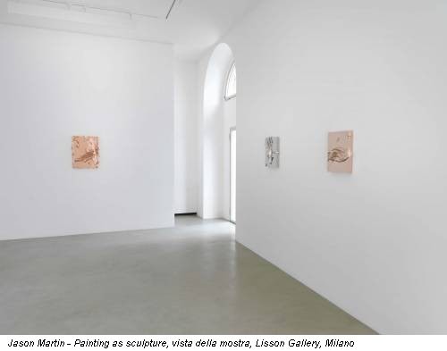 Jason Martin - Painting as sculpture, vista della mostra, Lisson Gallery, Milano