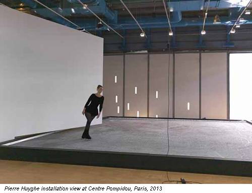 Pierre Huyghe installation view at Centre Pompidou, Paris, 2013