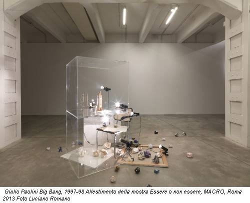 Giulio Paolini Big Bang, 1997-98 Allestimento della mostra Essere o non essere, MACRO, Roma 2013 Foto Luciano Romano