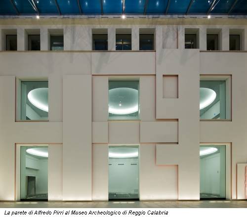 La parete di Alfredo Pirri al Museo Archeologico di Reggio Calabria