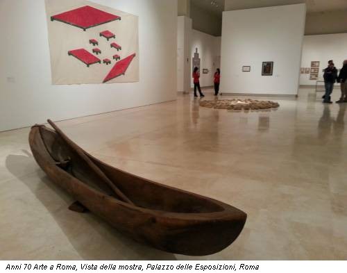 Anni 70 Arte a Roma, Vista della mostra, Palazzo delle Esposizioni, Roma