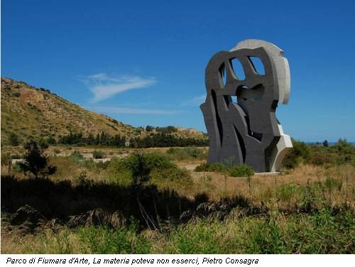 Parco di Fiumara d'Arte, La materia poteva non esserci, Pietro Consagra