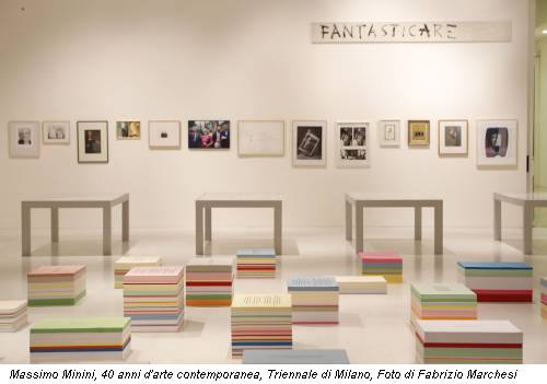 Massimo Minini, 40 anni d'arte contemporanea, Triennale di Milano, Foto di Fabrizio Marchesi
