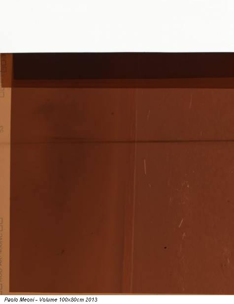 Paolo Meoni - Volume 100x80cm 2013