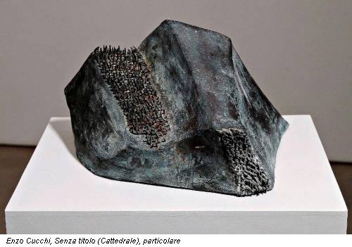 Enzo Cucchi, Senza titolo (Cattedrale), particolare