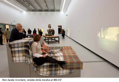 Non basta ricordare, veduta della mostra al MAXXI