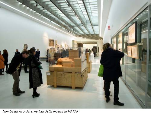 Non basta ricordare, veduta della mostra al MAXXI