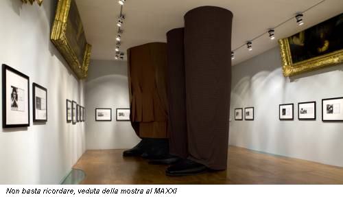 Non basta ricordare, veduta della mostra al MAXXI