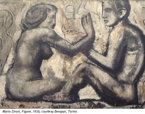 Mario Sironi, Figure, 1938, courtesy Benappi, Torino