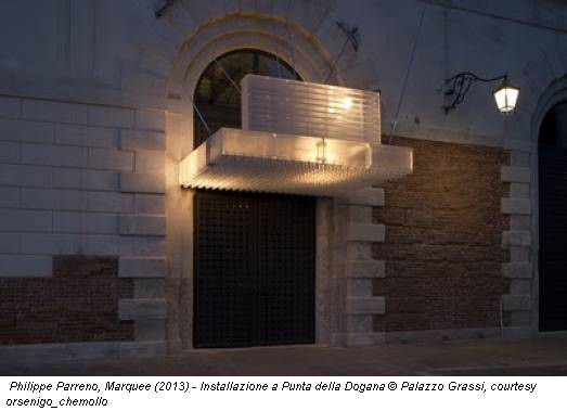 Philippe Parreno, Marquee (2013) - Installazione a Punta della Dogana © Palazzo Grassi, courtesy orsenigo_chemollo