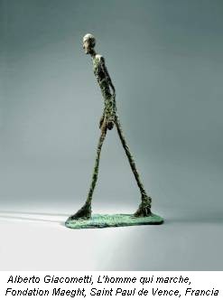 Alberto Giacometti, L'homme qui marche, Fondation Maeght, Saint Paul de Vence, Francia