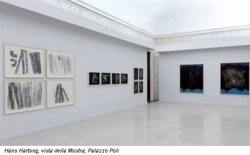 Hans Hartung, vista della Mostra, Palazzo Poli