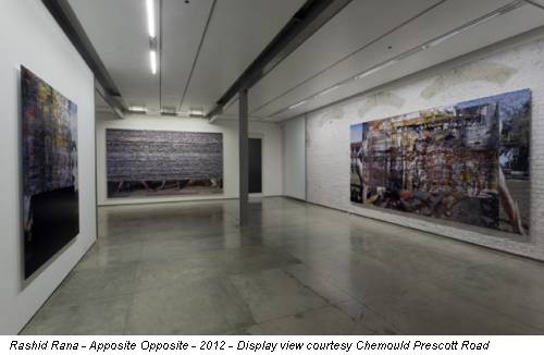 Rashid Rana - Apposite Opposite - 2012 - Display view courtesy Chemould Prescott Road