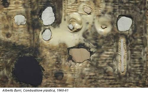 Alberto Burri, Combustione plastica, 1960-61