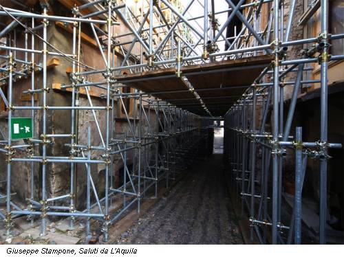 Giuseppe Stampone, Saluti da L'Aquila