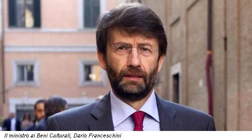 Il ministro ai Beni Culturali, Dario Franceschini