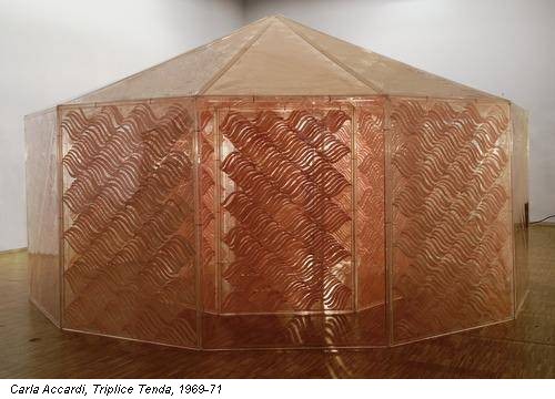 Carla Accardi, Triplice Tenda, 1969-71
